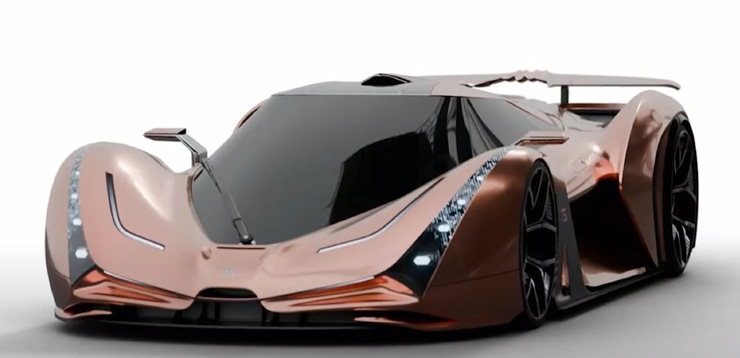 Ararkis Sandstorm Hypercar di lato (screenshot Cool Ideas/YouTube Foto) - www.vehiclecue.it