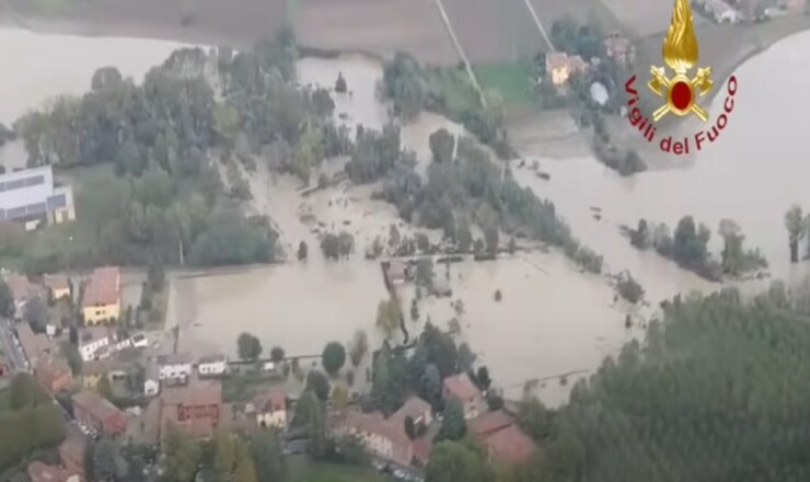 Dissesto idrogeologico 20 ottobre 2024 (screenshot Varese News /YoiTube)