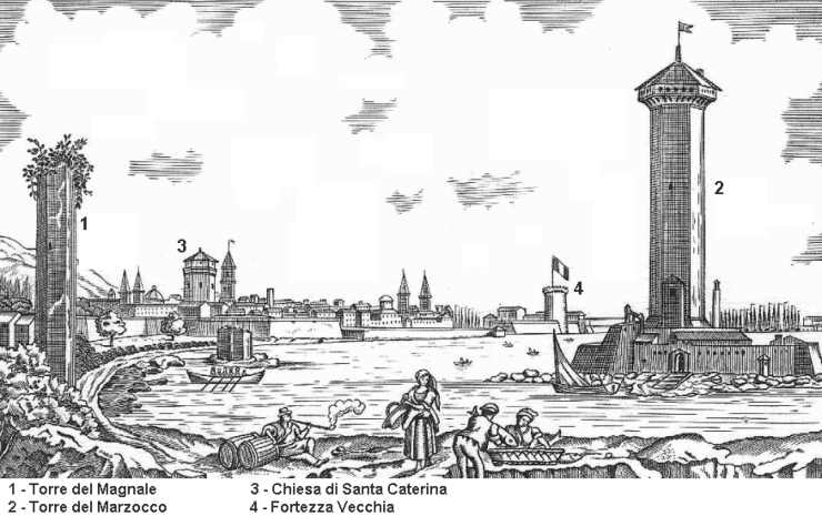Illustrazione del Porto Pisano a Livorno (Wikimedia Commons FOTO) - www.marinecue.it
