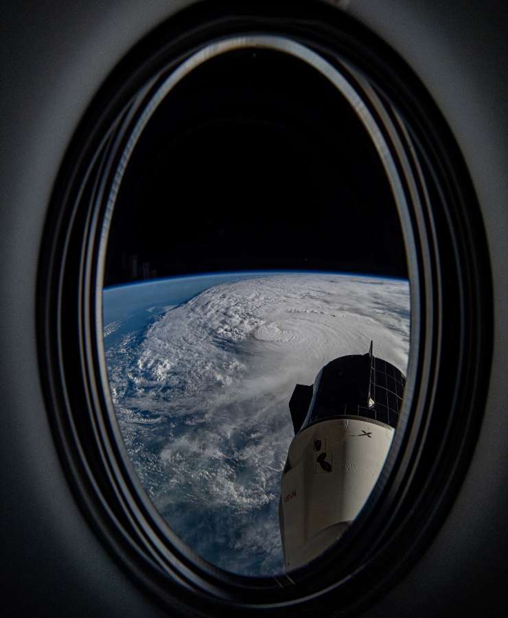 Uragano Milton (Twitter foto) - www.aerospacecue.it