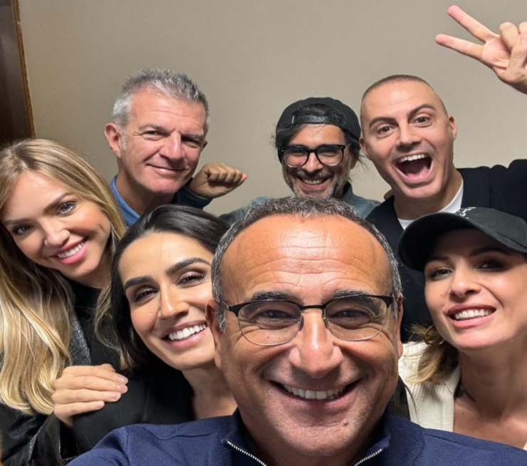 Commissione Sanremo Giovani (Instagram Carlo Conti) www.managementcue.it