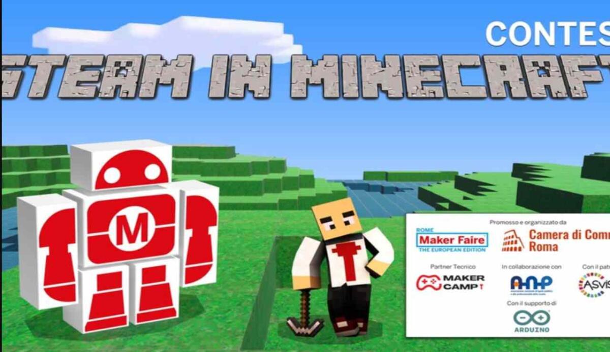 Giovani architetti virtuali, le città del futuro progettate su Minecraft alla Maker Faire Rome - Locandina (MFR FOTO)- www.buildingcue.it
