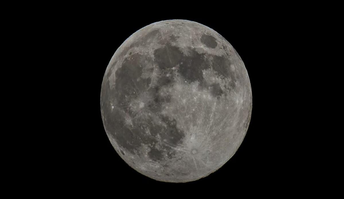 L'ultima Superluna dell'anno ha dato spettacolo - FOTO - Superluna (screenshot The Virtual Telescope Project/YouTube) - www.aerospacecue.it