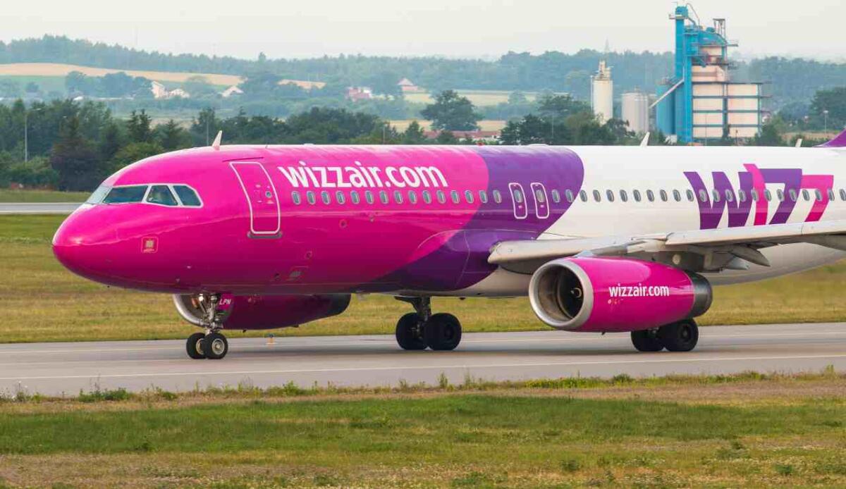 Wizz Air, utili netti in calo del 21% a causa dei problemi ai motori - Wizzair (Depositphotos FOTO) - www.aerospacecue.it