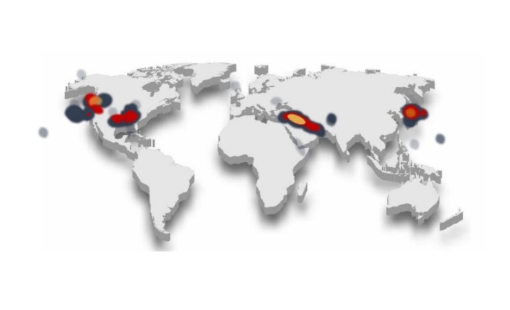 Avvistamenti UFO nel mondo presi in esame dal report (Report Dipartimento della Difesa USA FOTO) - www.aerospacecue.it