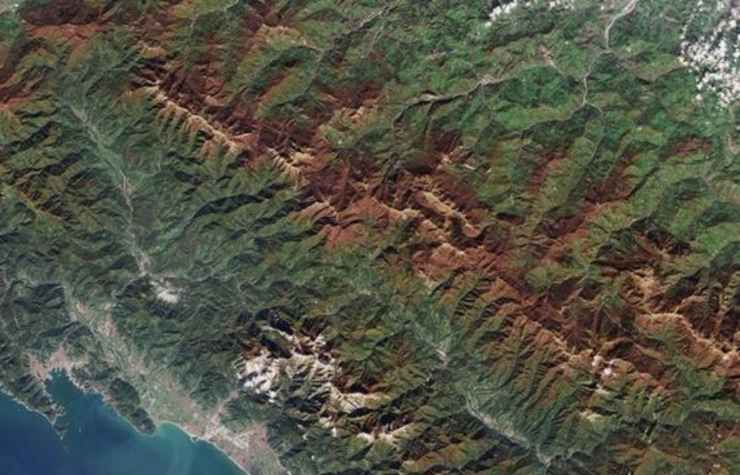 Foliage ripreso dai satelliti Sentinel 2 (ESA FOTO) - www.aerospacecue.it