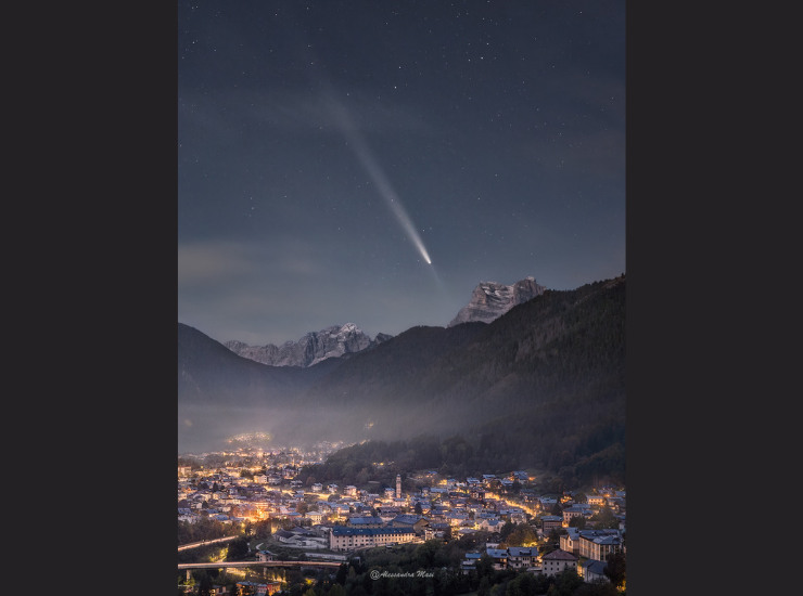 Cometa Tsuchinshan-Atlas (Alessandra Masi FOTO) - www.aerospacecue.it