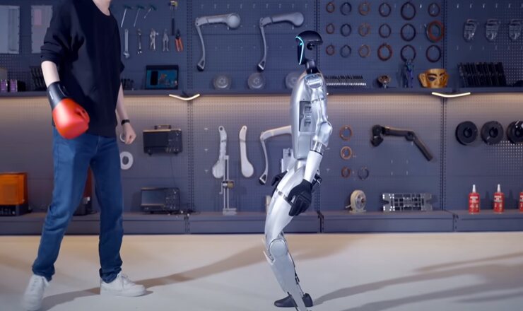 G1 Unitree altezza robot (screenshot Unitree/YouTube) - www.systemcue.it