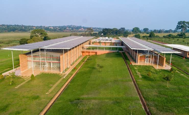 Struttura esterna Ospedale Renzo Piano (Listone Giordano FOTO) - www.buildingcue.it