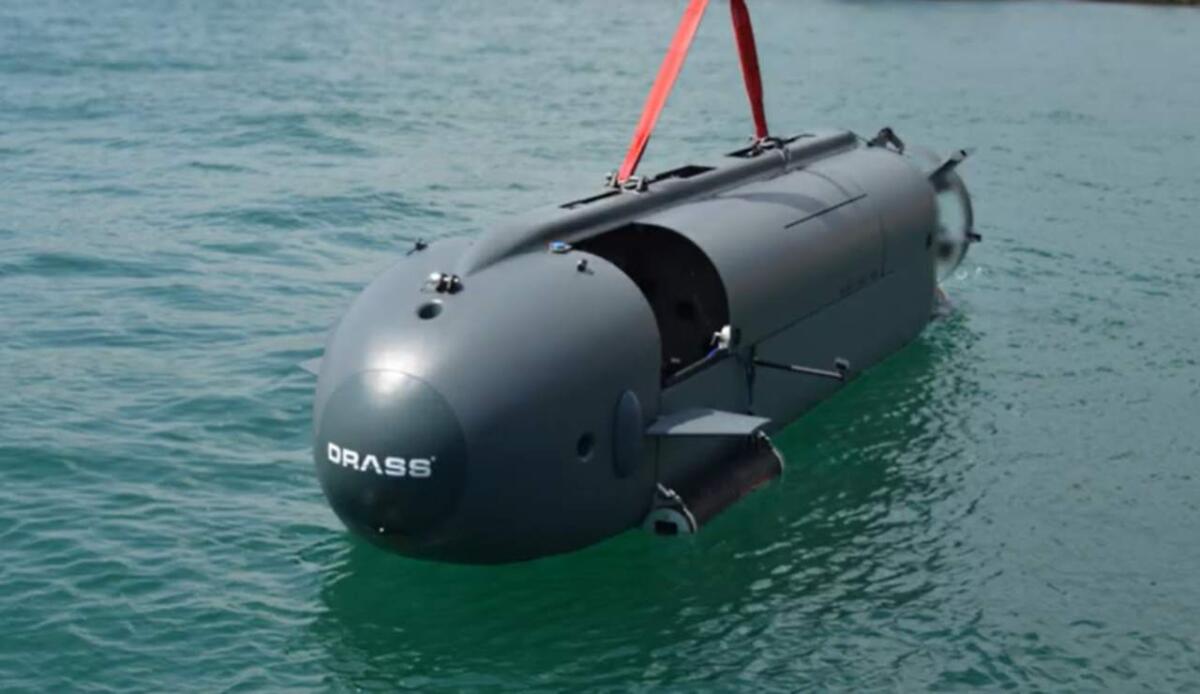 Il nuovo subacqueo DS8 di Drass equipaggerà i torpedi Black Scorpion di Leonardo - DS8 SDV di Drass (YouTube, Drass FOTO) - www.marinecue.it