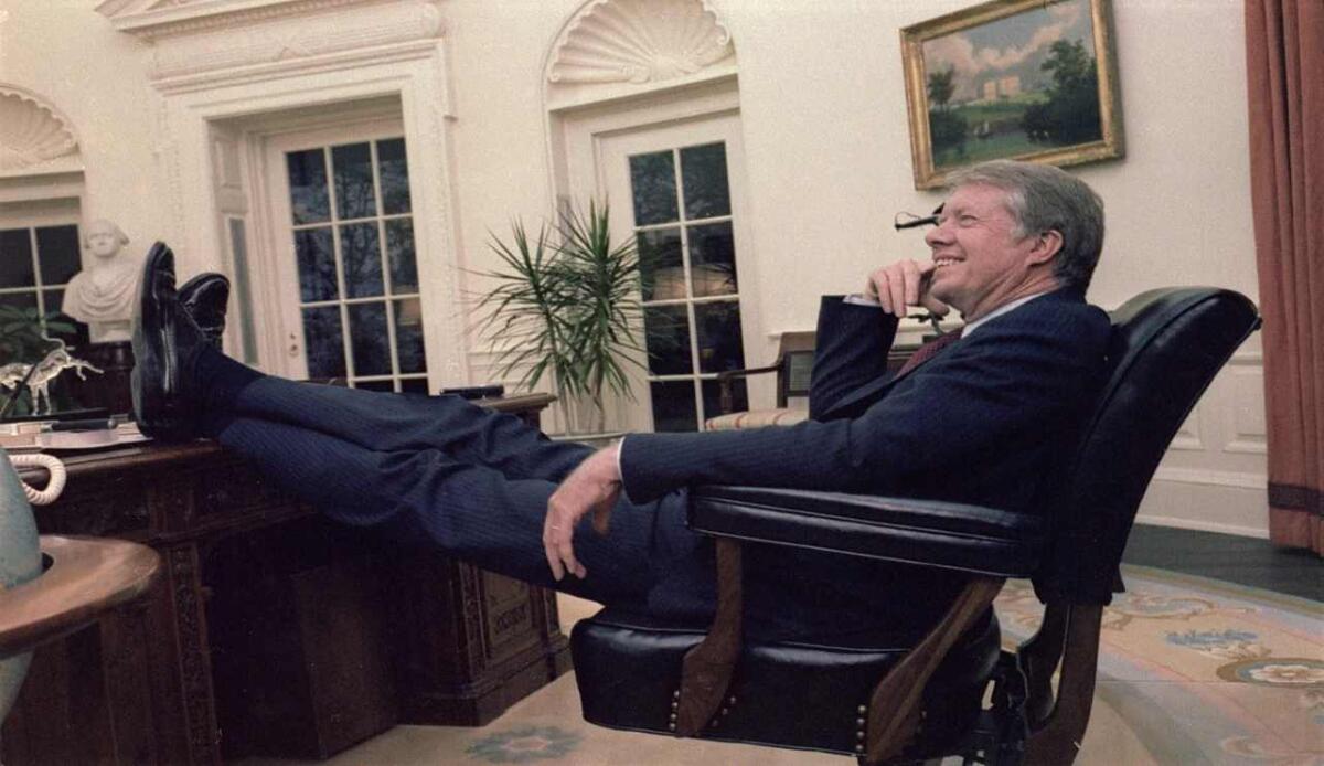 Addio a Jimmy Carter, presidente Usa e Nobel per la pace. Un uomo semplice con un’eredità straordinaria - Jimmy Carter alla Casa Bianca (Wikipedia FOTO) - www.biomedcalcue.it