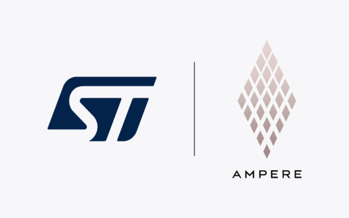 Ampere e STMicroelectronics insieme per rivoluzionare il carburo di silicio - Logo (Sito ufficiale FOTO) - www.systemcue.it