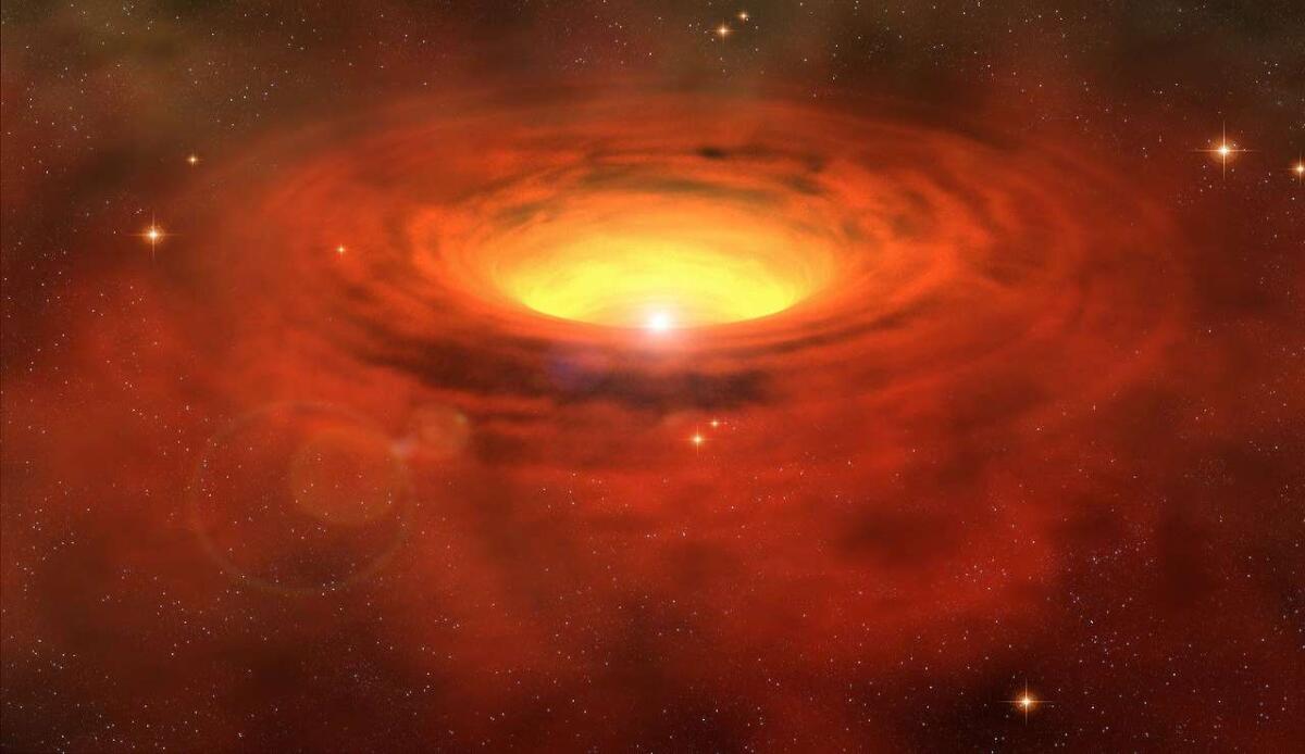 Ecco la prima immagine "ravvicinata" di una stella vicina al nostro sistema solare - Rappresentazione del Toro attorno alla WOH G64 (Wikipedia FOTO) - www.aerospacecue.it