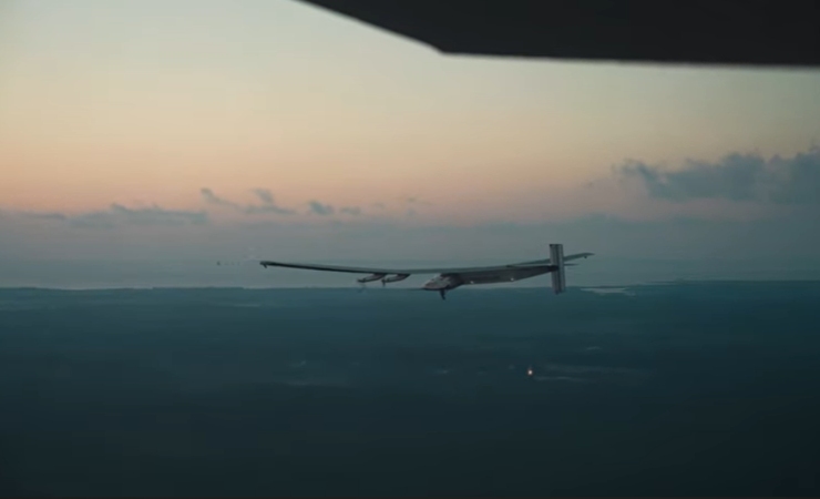 Velivolo Skydweller durante un test (YouTube, Skydweller Aero FOTO) - www.marinecue.it