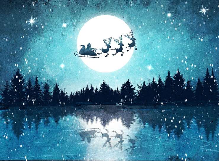 Babbo Natale sulla slitta (Pixabay FOTO) - www.aerospacecue.it