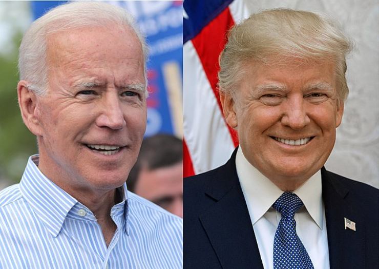 Biden e Trump in contrasto (Wikimedia, Creative Commons Attribution-Share Alike 2.0 FOTO) - www.managementcue.it