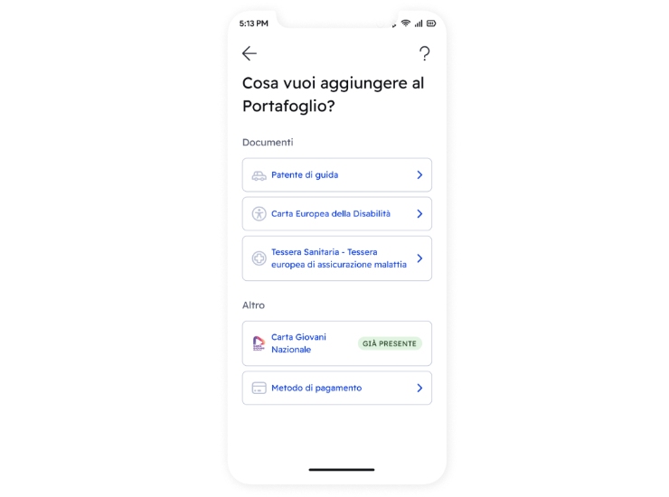 Schermata servizi App IO (App IO FOTO) - www.systemscue.it