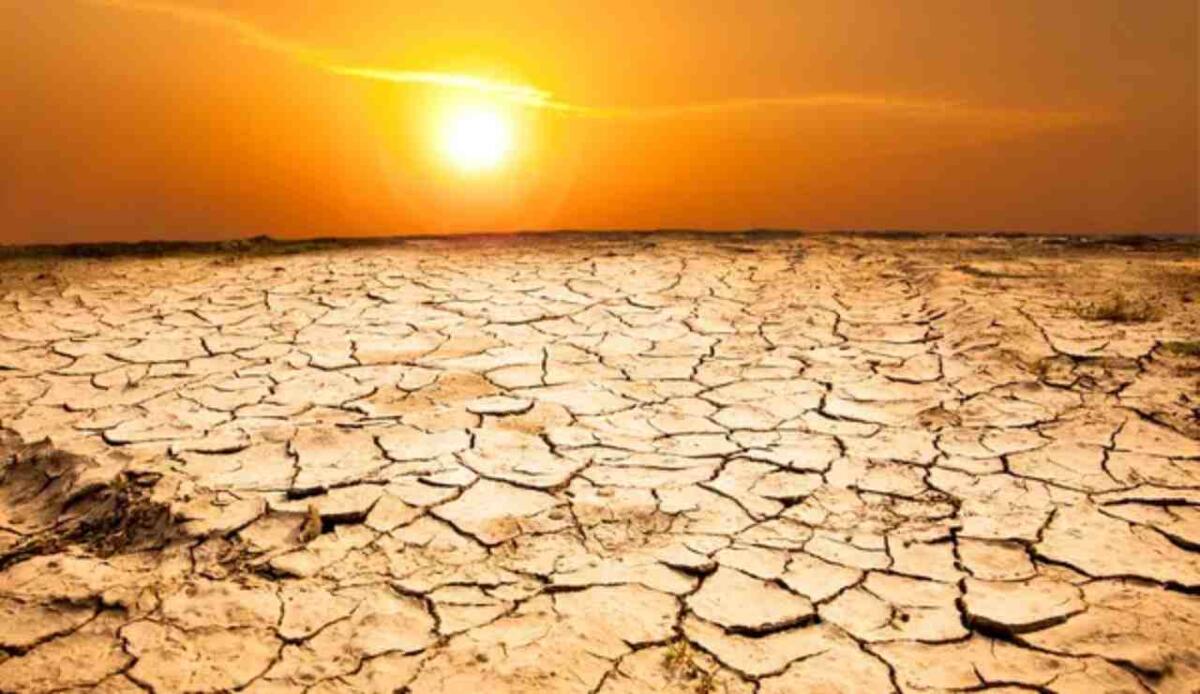 Anche la NASA conferma: il 2024 è stato l'anno più caldo - Illustrazione del Sole e della siccità (Depositphotos FOTO) - www.aerospacecue.it