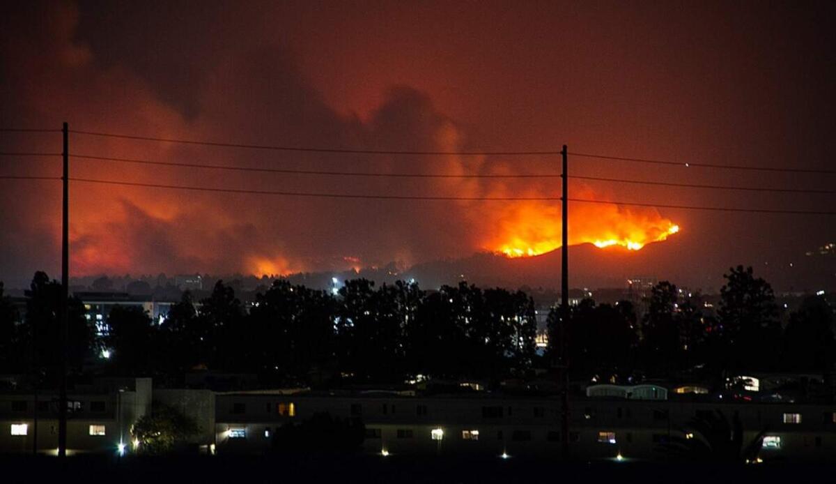 Incendi a Los Angeles: quali sono state le cause? - Immagine dell'incendio di Palisades de Playa (Wikipedia FireEditorHomiee FOTO) - www.energycue.it