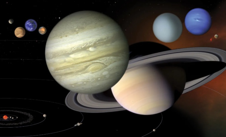 Illustrazione Sistema Solare (NASA FOTO) - www.aerospacecue.it