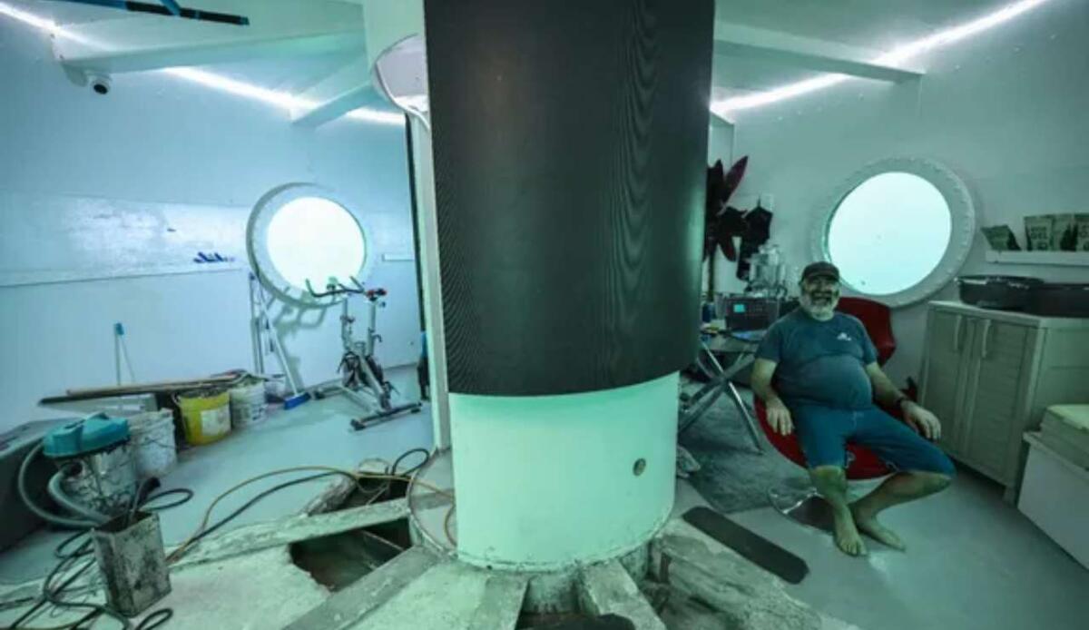 130 giorni sott’acqua, l'esperimento di Rudiger Koch dimostrare che il mare è abitabile - La vita sottomarina di Rudiger Koch (Ocean Builders foto) - www.marinecue.it