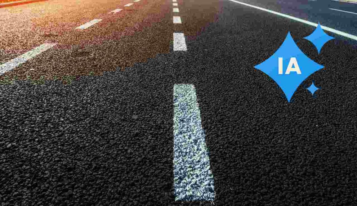Potremmo dire addio alle buche grazie all'IA: è in arrivo un asfalto auto-riparante - Asfalto e intelligenza artificiale (Canva foto) - www.vehiclecue.it