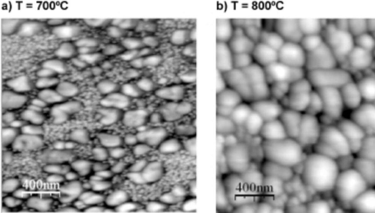Nanomateriali più piccoli e più potenti: il segreto dei film ultra-sottili PMN-PT - Immagini topografiche di film PMN-PT (ResearchGate foto)  - www.systemscue.it