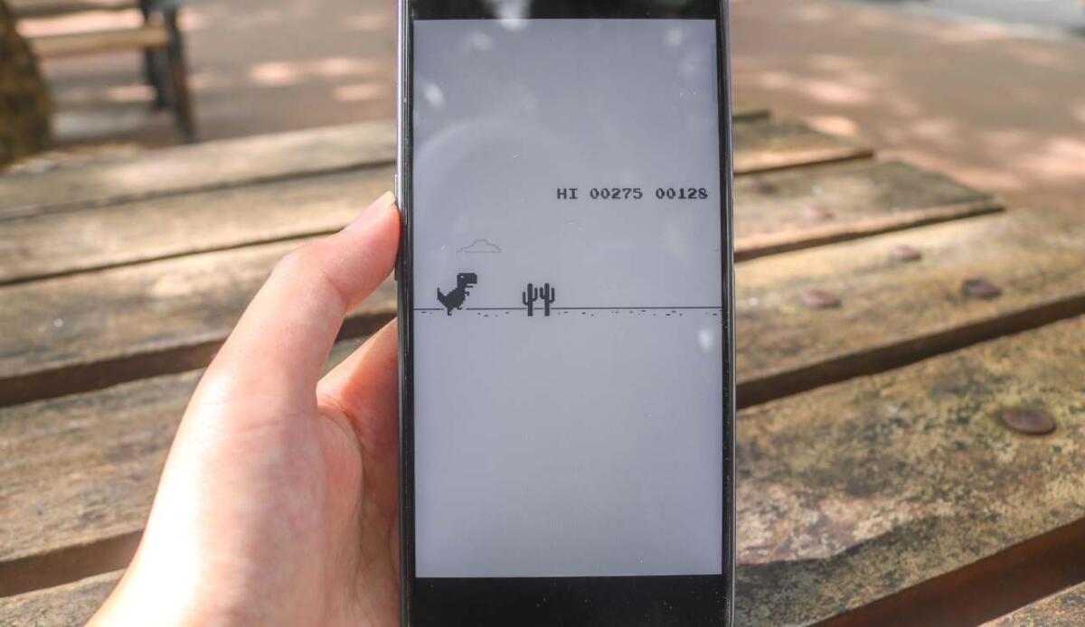 Dinosaur Game, ci giochi quando internet è assente: ecco alcune curiosità - Dinosaur Game, il gioco di Chrome che si può provare offline (DepositPhotos) - www.systemscue.it
