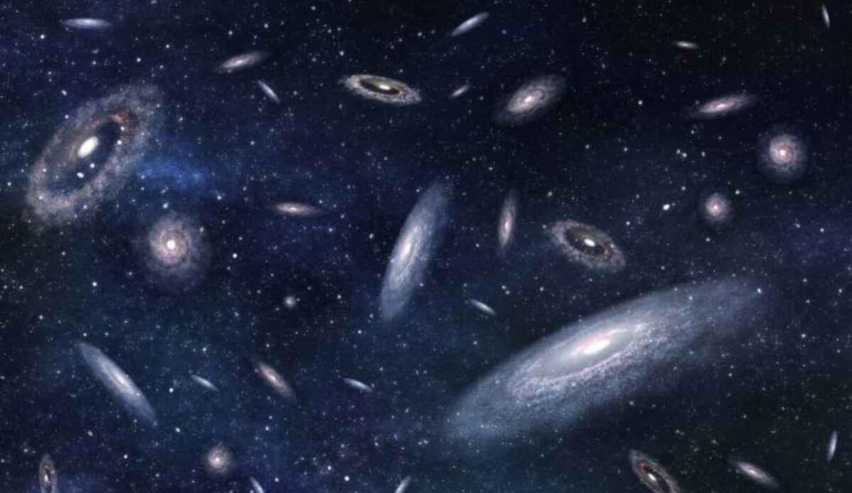 Scoperta Quipu: la più grande struttura dell’Universo misura 1,3 miliardi di anni luce - Galassie nell'Universo (Depositphotos foto) - www.aerospacecue.it