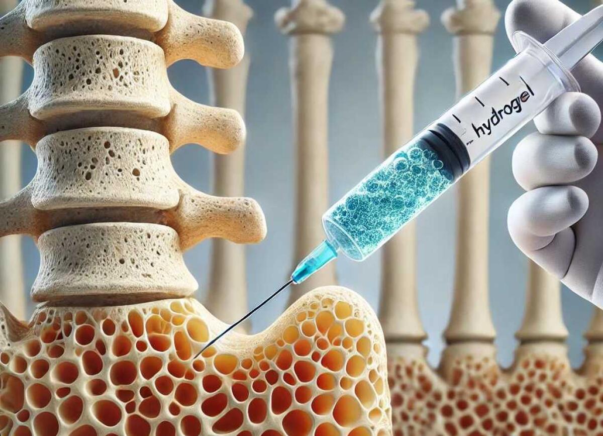Osteoporosi: nuovo trattamento con hydrogel "osseo" iniettabile - Osteoporosi: nuovo trattamento con gel "osseo" iniettabile