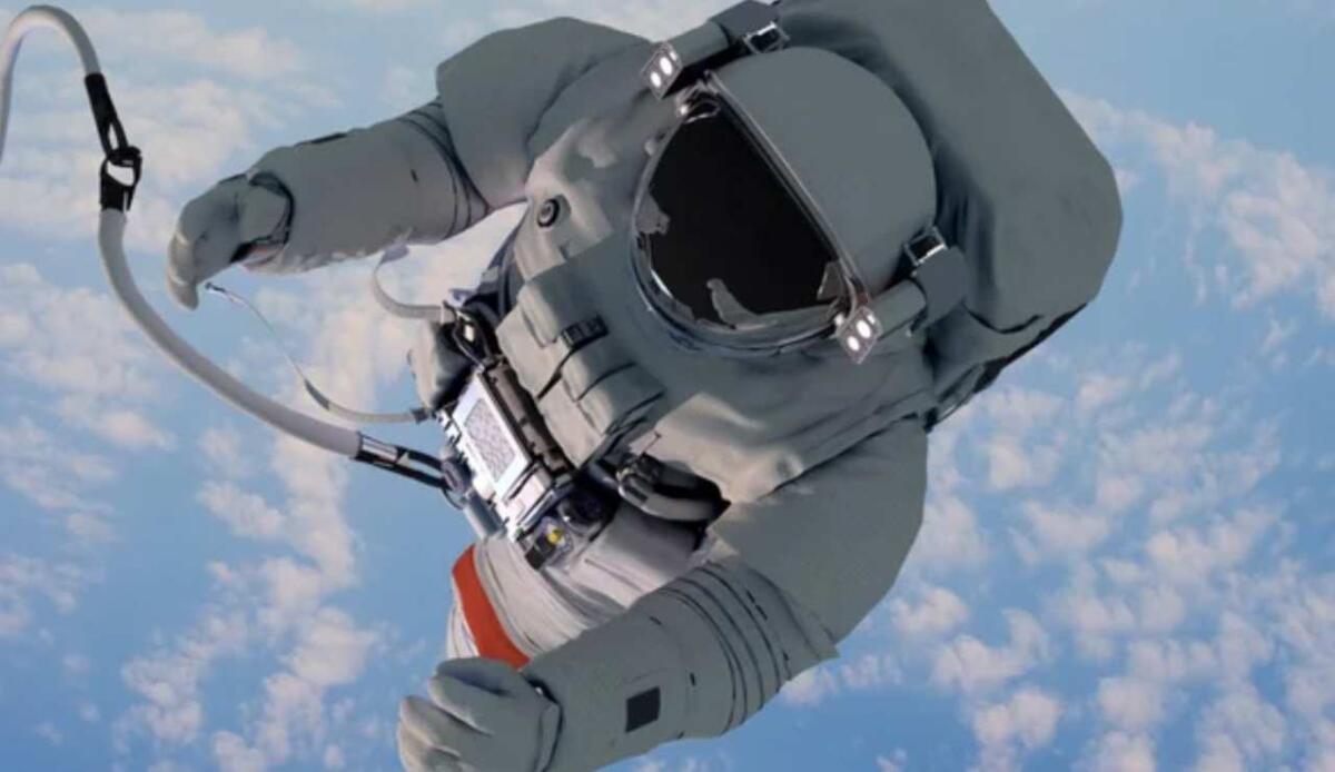 Astronauti di ritorno dallo spazio: il corpo umano cambia anche dopo brevi missioni - Astronauta in orbita (Depositphotos foto) -www.aerospacecue.it