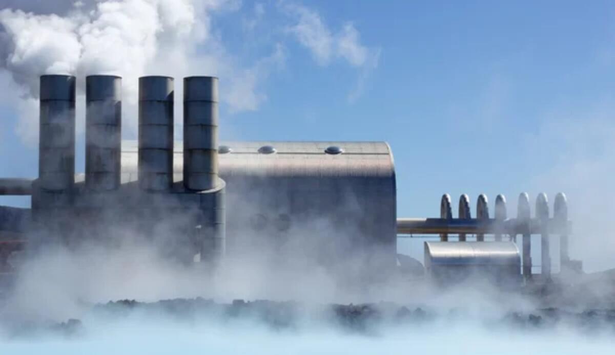 Finlandia tra innovazione e sostenibilità:  un giacimento geotermico che fornirà energia per milioni di anni - Illustrazione di una centrale geotermica (Depositphotos FOTO) - www.energycue.it