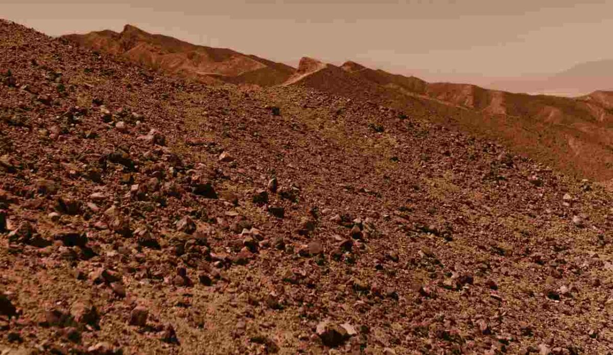 Poli caldi e tropici freddi: questa scoperta fa un po' più di chiarezza sul clima di Marte - Illustrazione del suolo marziano (Pexels FOTO) - www.aerospacecue.it
