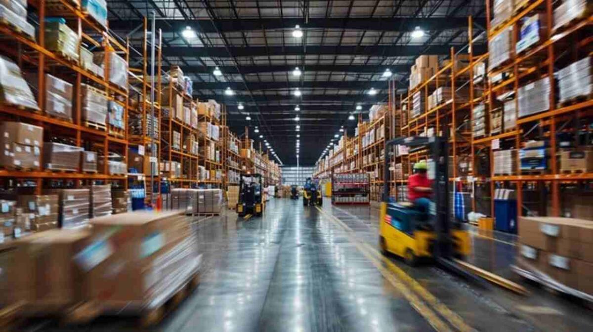 DHL, Amazon, BRT: le inchieste sullo sfruttamento colpiscono tutti - Lavoro in un'azienda logistica (StockCake foto)