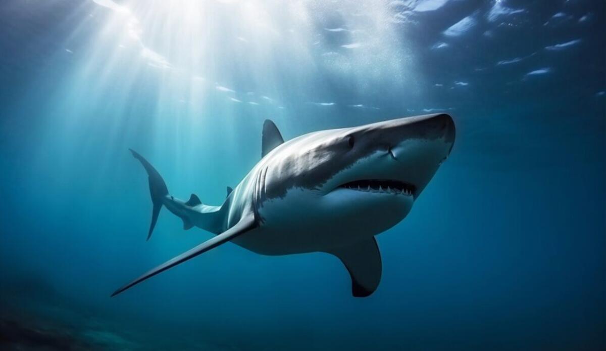 Chiari sotto e scuri sopra, il segreto della contrombreggiatura nei pesci - Squalo bianco (Freepik foto) - www.marinecue.it