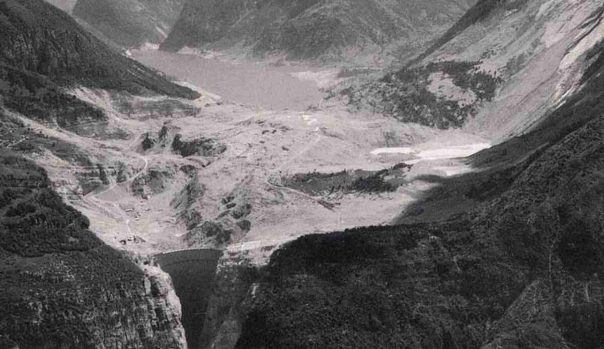 Vajont, la frana più devastante d’Europa: tra errori umani e fatalità - Disastro della diga del Vajont (INGV foto) - www.buildingcue.it