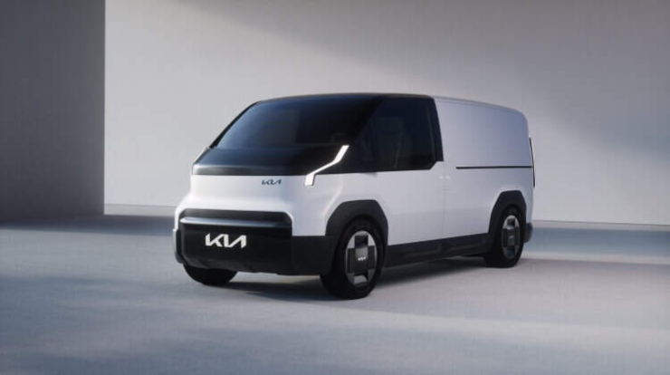 Una KIA PV5 Cargo (Kia foto) - www.vehiclecue.it