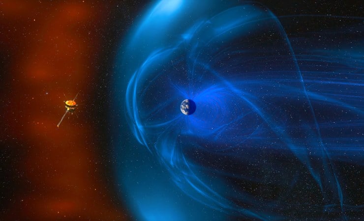 La magnetosfera terrestre (Canva foto) - www.aerospacecue.it