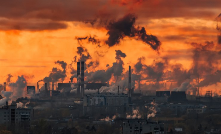 fabbriche e gas