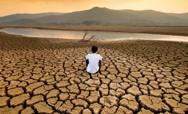 terreno secco e arido in africa