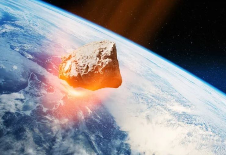 Asteroide in caduta sulla Terra (Depositphotos foto) - www.aerospacecue.it