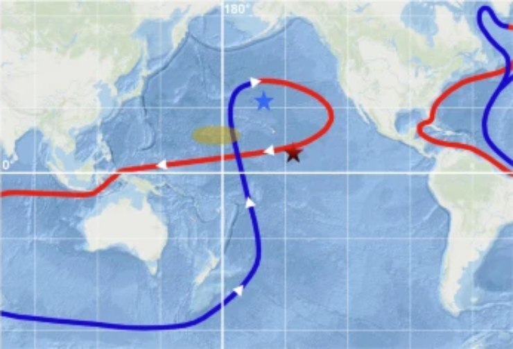 Illustrazione delle posizioni delle croste di ferromanganese (Koll et al., 2025 FOTO) - www.marinecue.it