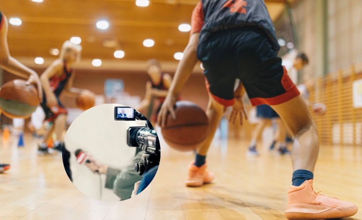 Diritti televisivi per trasmettere una partita di basket (Canva) - financecue.it
