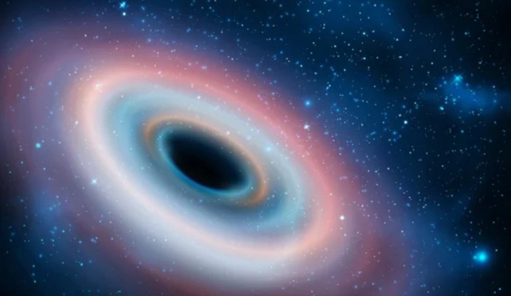 Illustrazione di un buco nero (Depositphotos foto) - www.aerospacecue.it