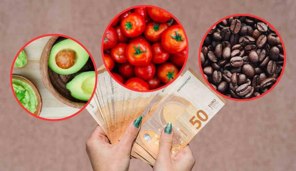 Avocado, pomodori e caffè: come i dazi del 25% potrebbero cambiare i prezzi nei supermercati - Avocado caffè pomodori costano troppo (Canva Foto) - www.financecue.it