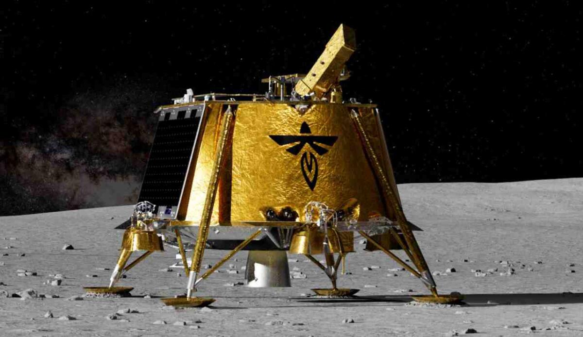 Blue Ghost è sulla Luna! - Lander Blue Ghost (Firefly Aerospace foto) - www.aerospacecue.it