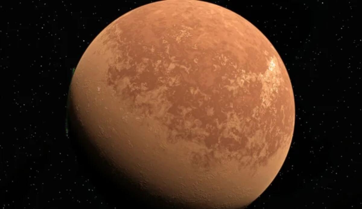 Non è ossido di ferro: la ferridrite spiega il colore di Marte e il suo passato "umido" - Il colore della superficie marziana (Depositphotos foto) - www.aerospacecue.it