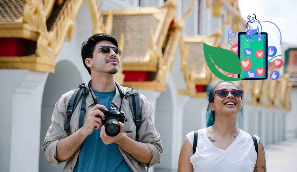 Turismo e sostenibilità: il 60% dei viaggiatori è più propenso a comportamenti ecologici grazie agli influencer - Turismo sostenibile da influencer (Canva/Pixabay) - www.managementcue.it