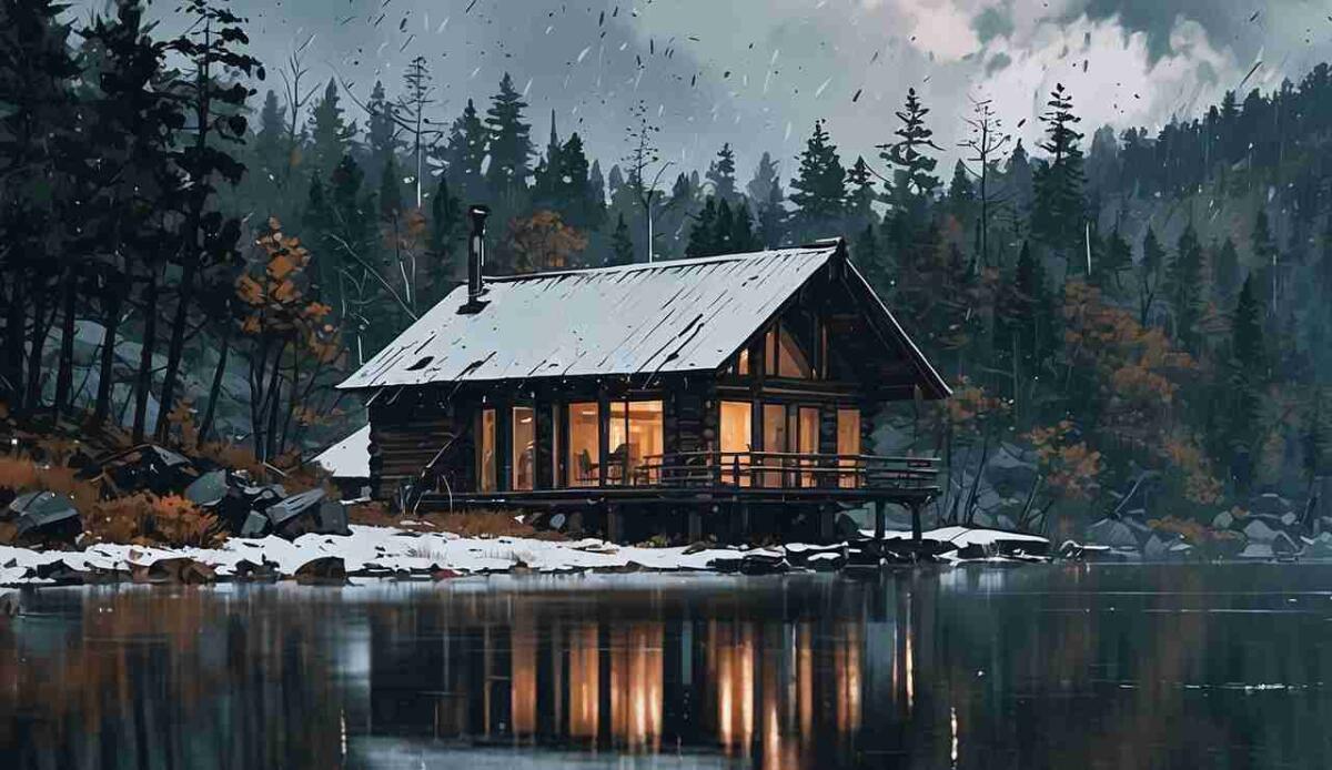 Opere pubbliche e bioedilizia: il legno si consolida come materiale del futuro - Illustrazione di una casa in legno (Pixabay FOTO) - www.buildingcue.it