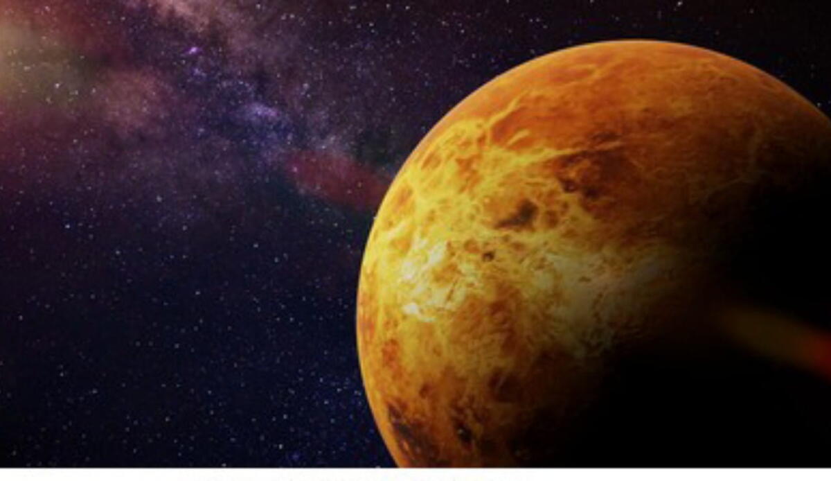 Simulazioni su Venere: un'atmosfera così densa potrebbe proteggere la vita dai raggi cosmici - Un'illustrazione di Venere (Shutterstock Foto) - www.aerospacecue.it